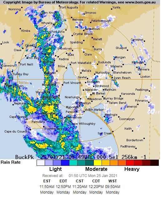 Bushfires To Give Way To Rain And Storms For South Australia